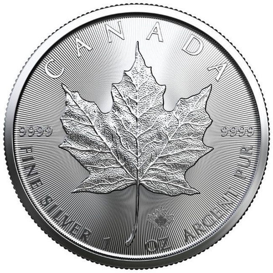 2023 1 oz Canadian Silver Maple Leaf Coin (BU) | GoldSilver360