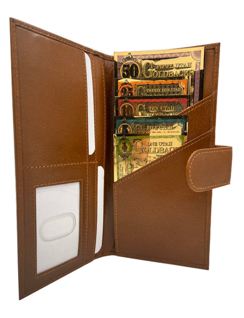 Utah Goldback Wallet Brown (Bundle Pack) - Aurum Gold Note (24k) | GoldSilver360