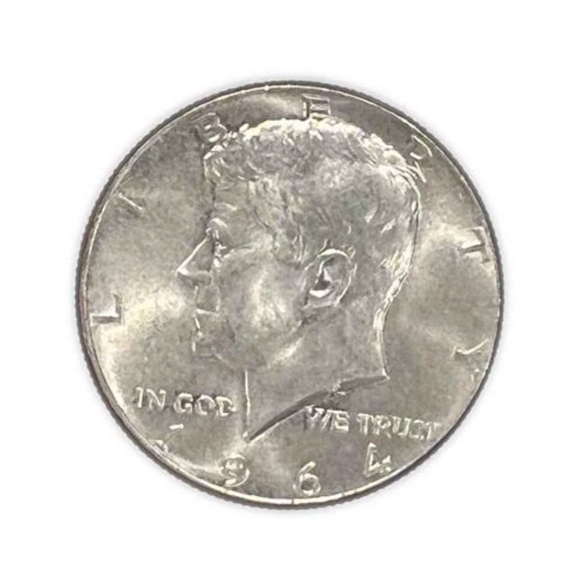 90% Silver 1964 Kennedy Half Dollars - $1 Face Value Circulated (2 Coins) | GoldSilver360