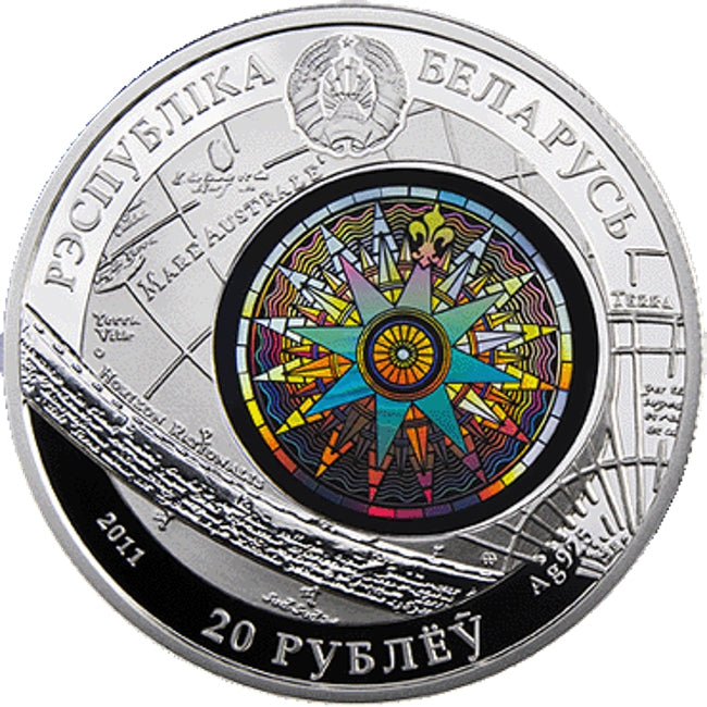 2011 Belarus Cutty Sark Ships Hologramm Silver Coin | GoldSilver360