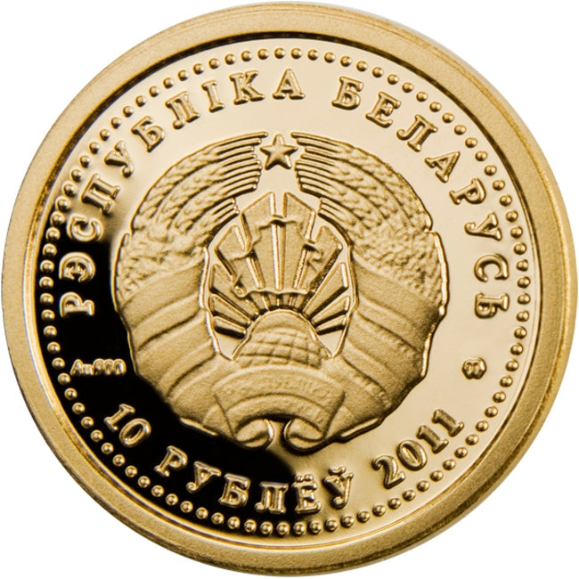 Belarus 2011 10 rubles Michal Kleofas Oginski Proof Gold Coin 1 gram | GoldSilver360