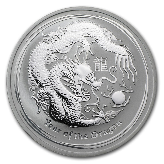 2012 Australia Year of the Dragon 1 oz Silver BU (Series II) | GoldSilver360