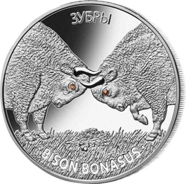 2012 Belarus BISON BONASUS Bisons Proof Silver Coin | GoldSilver360