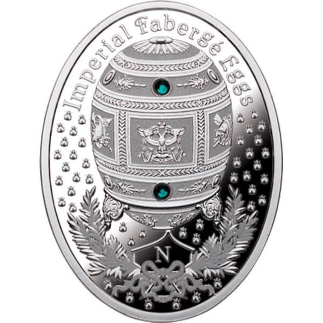 2012 Niue $1 Napoleonic Egg - Imperial Faberge Eggs Proof Silver Coin | GoldSilver360