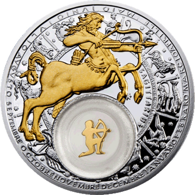 2013 Belarus Zodiac Sagittarius Proof Finish Silver Coin | GoldSilver360