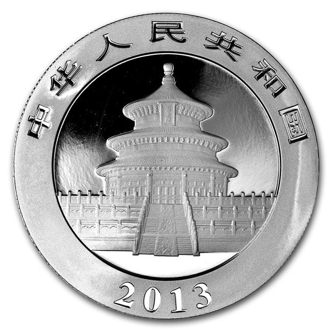 2013 China 1 oz Silver Panda BU | GoldSilver360