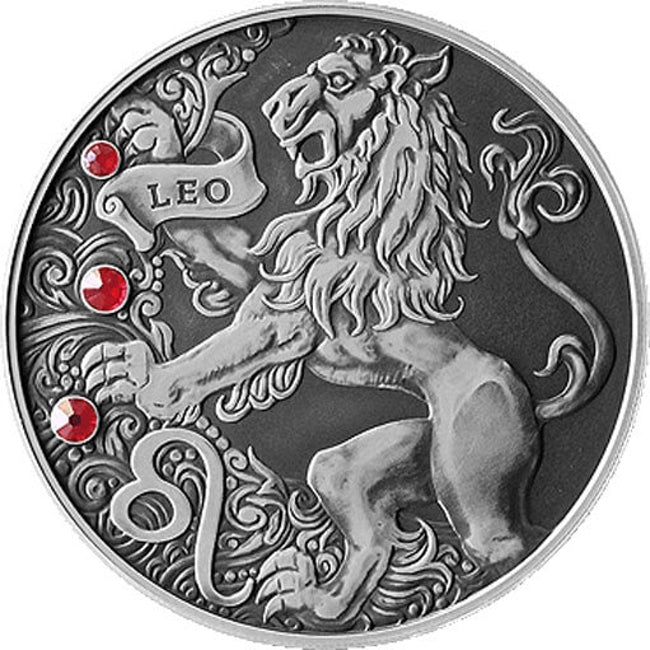 2015 Belarus Signs of the Zodiac Leo Antique finish Silver Coin | GoldSilver360