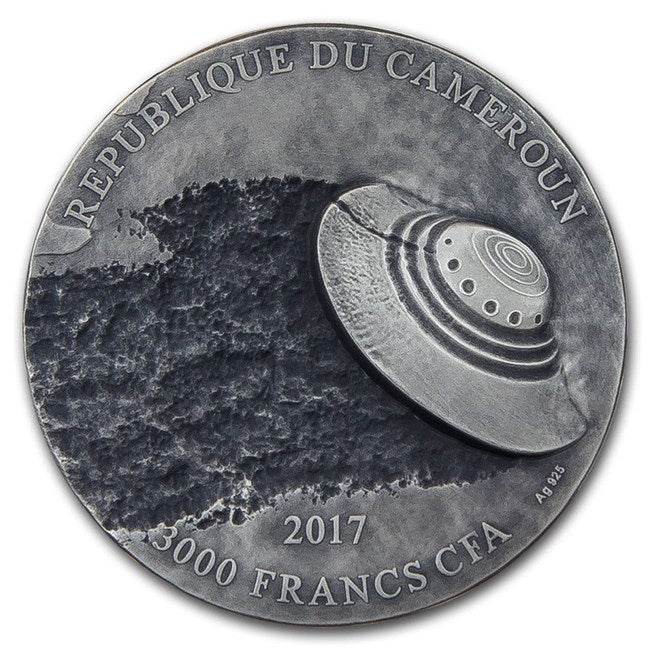 2017 Cameroon UFO Series - 70th Anniversary of Roswell Silver Coin | GoldSilver360