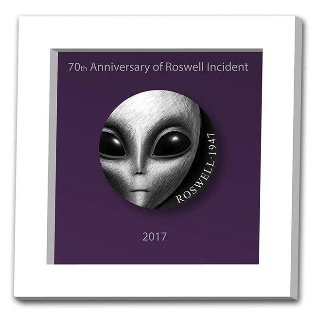 2017 Cameroon UFO Series - 70th Anniversary of Roswell Silver Coin | GoldSilver360