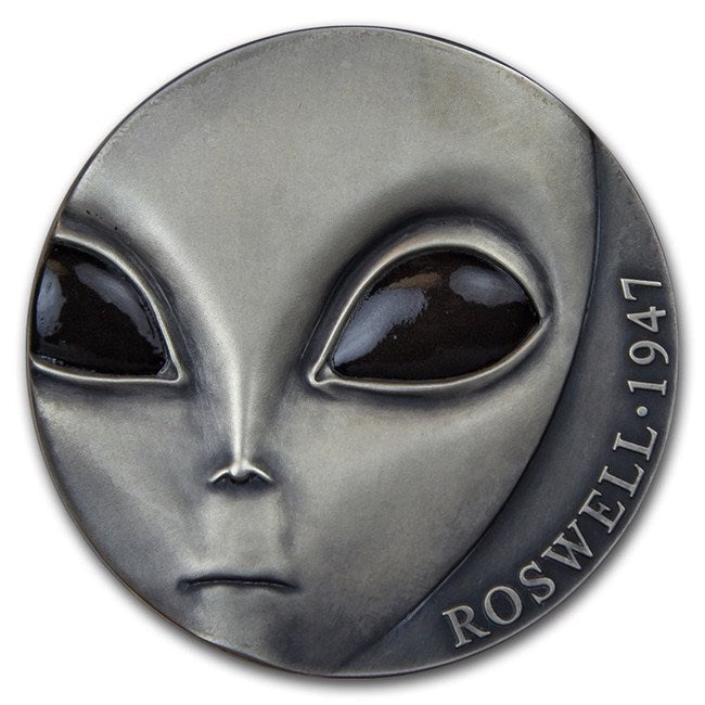 2017 Cameroon UFO Series - 70th Anniversary of Roswell Silver Coin | GoldSilver360