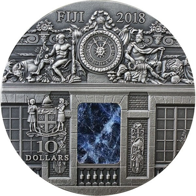 2018 Fiji The War Room Masterpieces in Stone 3oz Antique finish Silver Coin | GoldSilver360