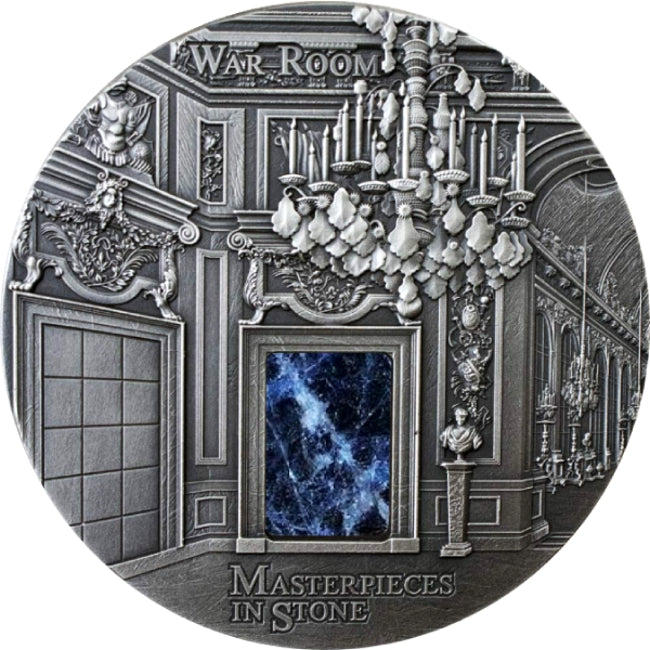 2018 Fiji The War Room Masterpieces in Stone 3oz Antique finish Silver Coin | GoldSilver360