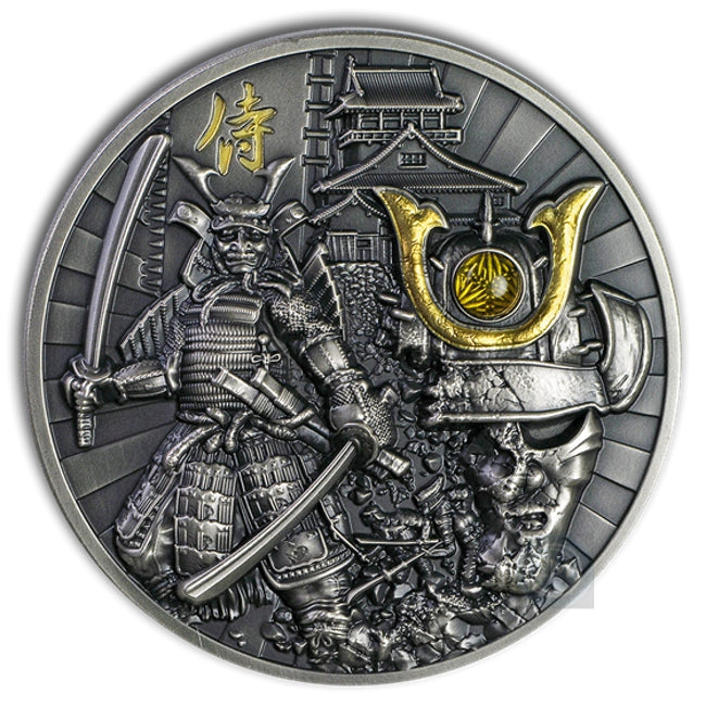 2019 Niue 2 oz Silver Antique Samurai Warriors | GoldSilver360