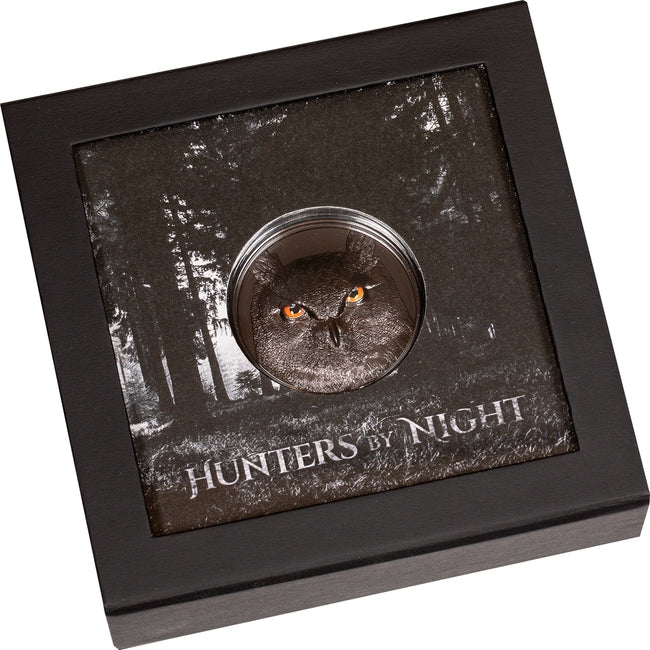 2021 Palau $10 Hunters by Night Eagle Owl 2 oz .999 Silver Coin | GoldSilver360