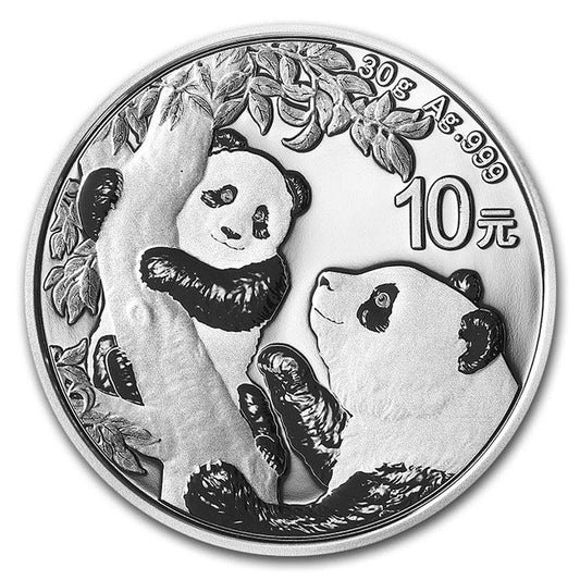 2021 China 30 gram Silver Panda BU | GoldSilver360