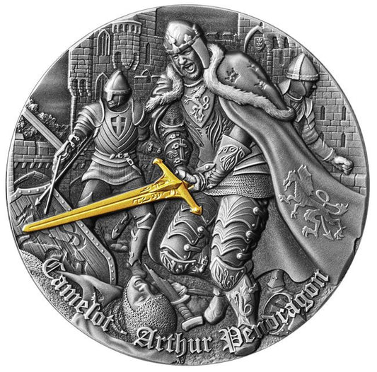 2021 Niue Camelot - Arthur Pendragon silver coin 2 oz | GoldSilver360