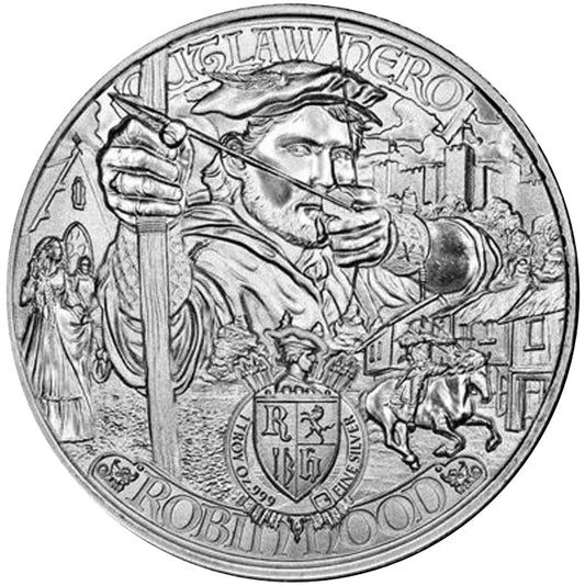 2021 Niue Robin Hood 1 oz Silver Coin BU | GoldSilver360