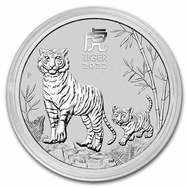 2022 Australia 1/2 oz Silver Lunar Tiger BU (Series III) | GoldSilver360