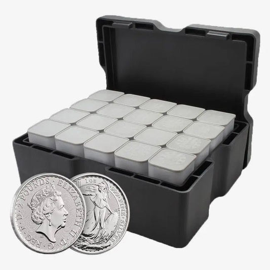 2023 Great Britain 1 oz Silver Britannia BU Monster Box 500 Coins | GoldSilver360