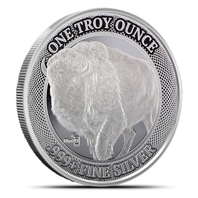 1 oz Silver Buffalo Round - MintID | GoldSilver360