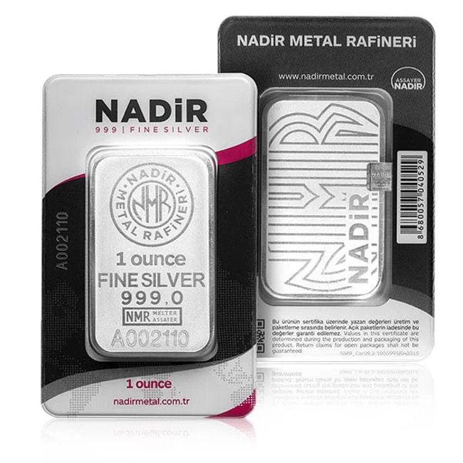 1 oz Nadir Silver Bar | GoldSilver360