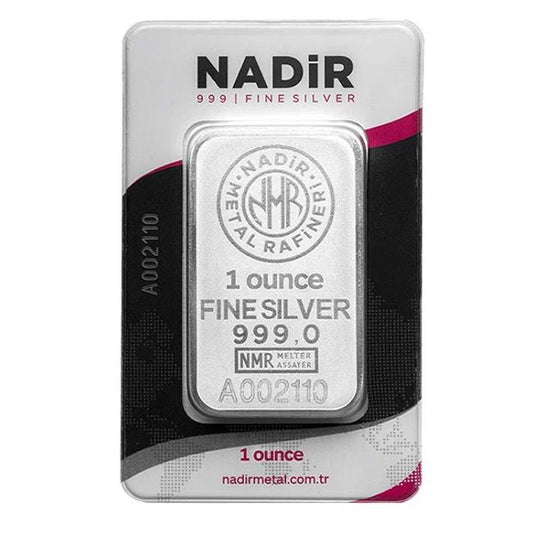 1 oz Nadir Silver Bar | GoldSilver360