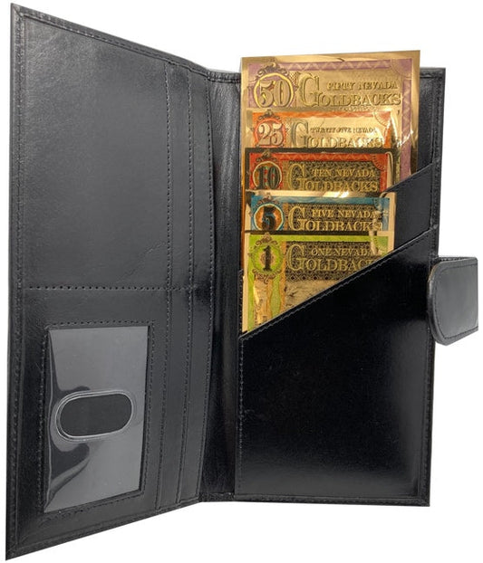 Nevada Goldback Black Wallet (Bundle Pack) - Aurum Gold Note (24k) | GoldSilver360