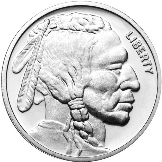 1 oz Buffalo Silver Round Nickel design | GoldSilver360