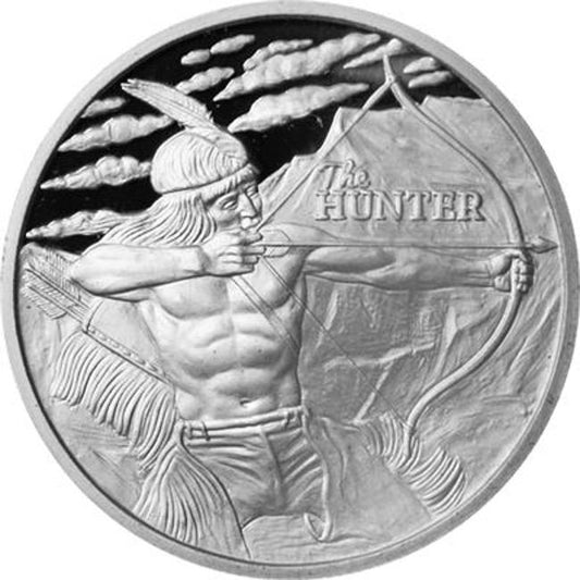 1 oz Silver The Hunter Round - Random Mint | GoldSilver360