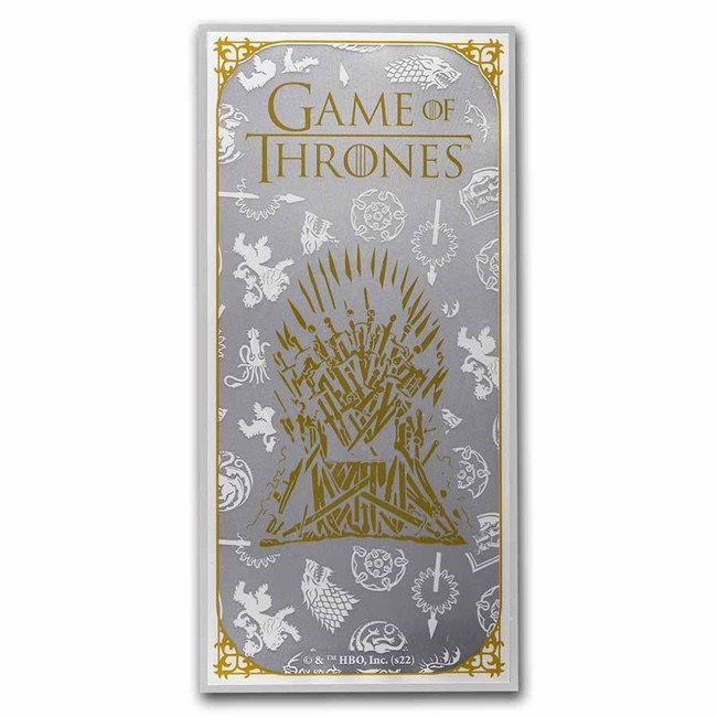 Game of Thrones Samoa 3 gram Silver Note | GoldSilver360